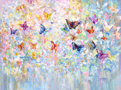 The Touch of Spring di Leon Devenice, Pittura in vendita su Singulart