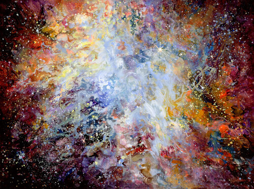 Echoes of Light di Leon Devenice, Pittura in vendita su Singulart