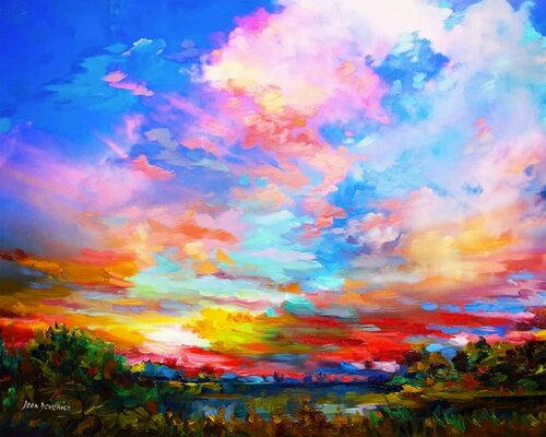 Beautiful Vision van Leon Devenice, Schilderij te koop op Singulart