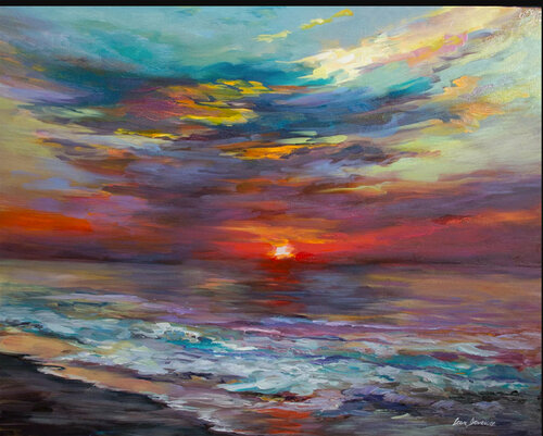 Time in Eternity van Leon Devenice, Schilderij te koop op Singulart
