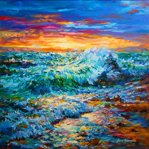 Tomorrow is a New Day di Leon Devenice, Pittura in vendita su Singulart