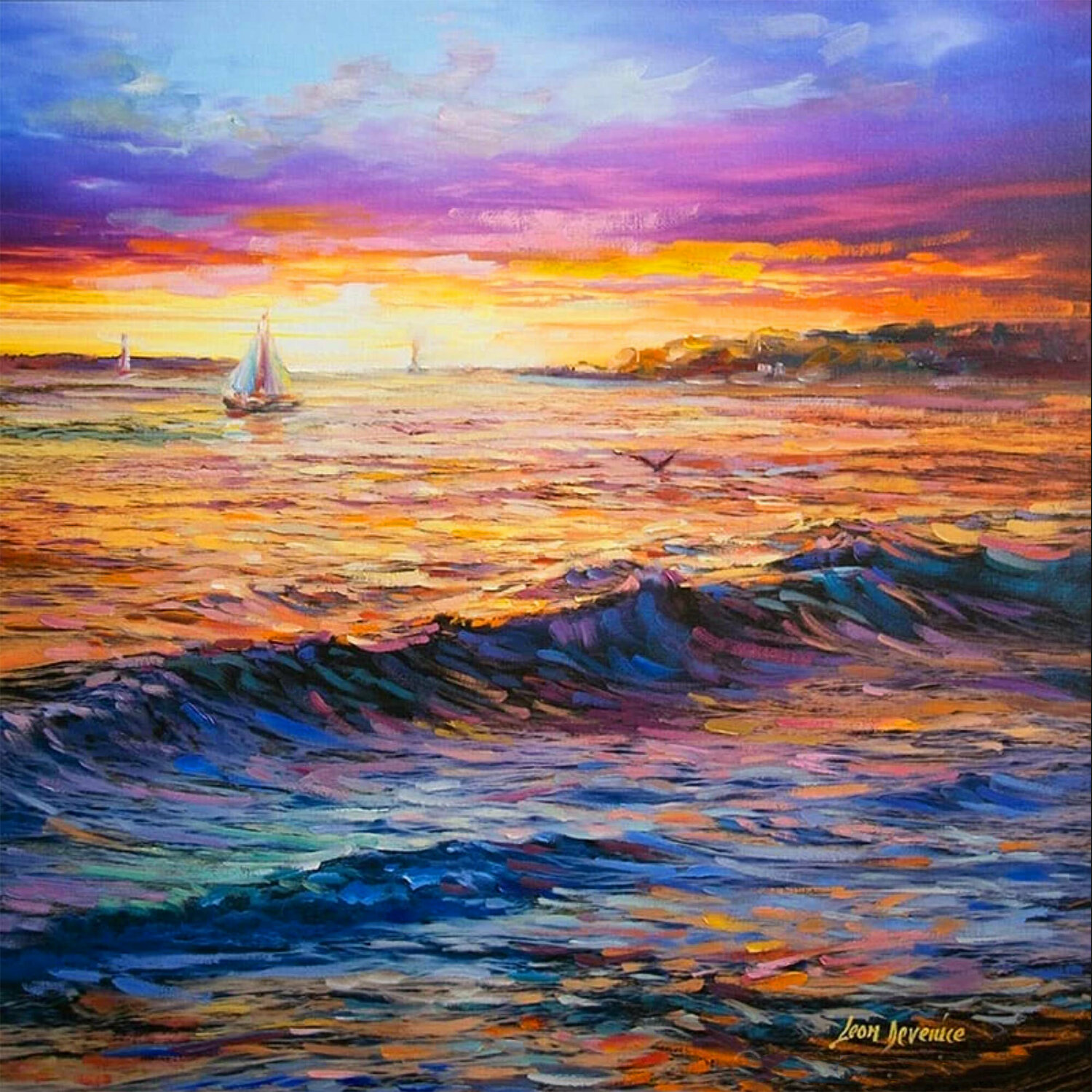 Sunset Embrace Leon Devenice