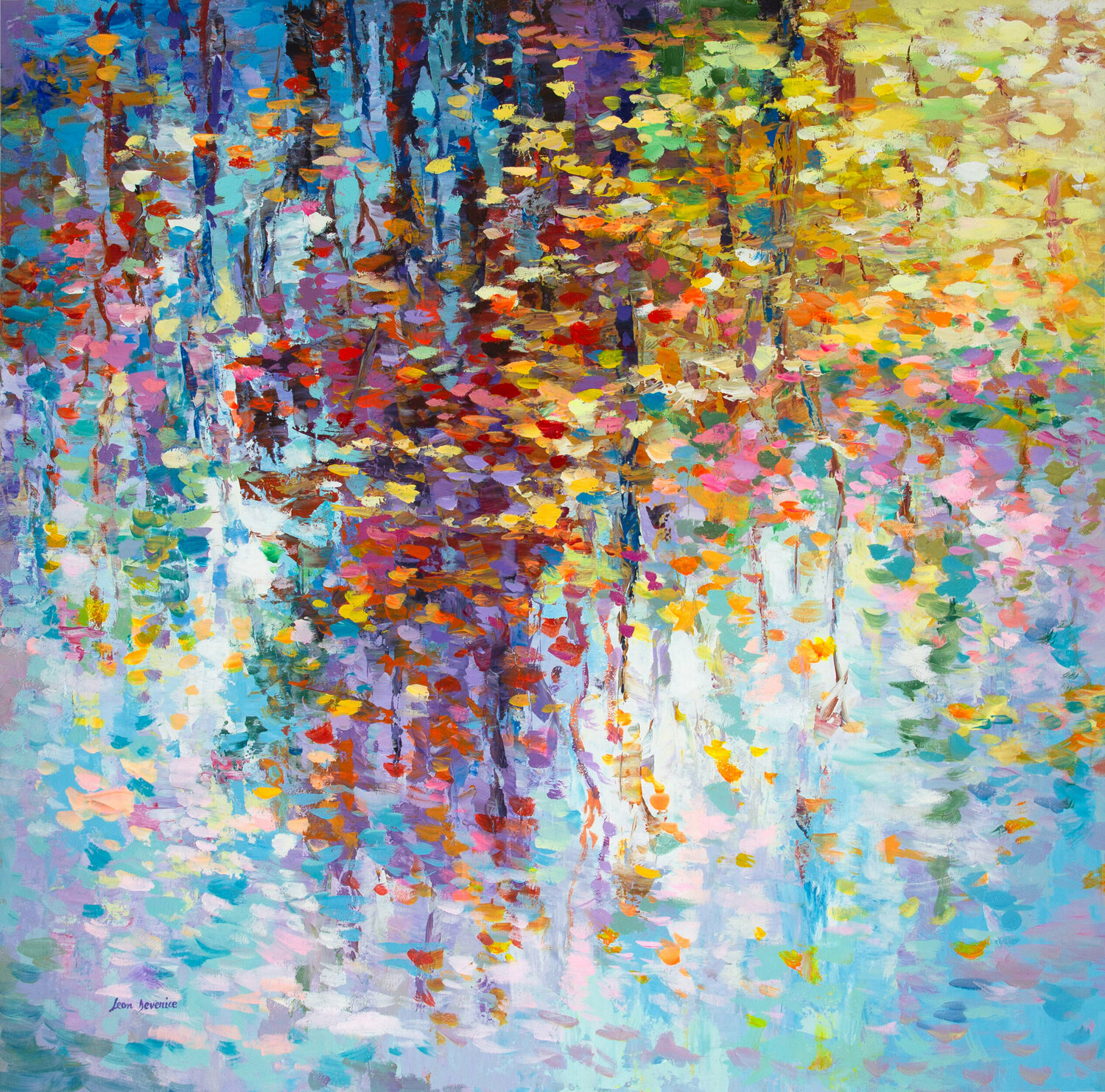Impressionist painting Leon Devenice