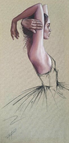 "Before performance III" di Elena Kraft, Pittura in vendita su Singulart