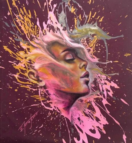 "IN MY MIND " van Elena Kraft, Schilderij te koop op Singulart