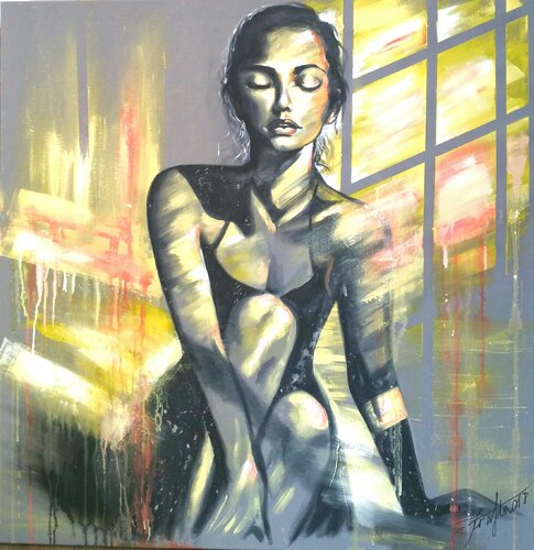 "ILLUMINATED SOUL " by Elena Kraft, Painting for Sale on Singulart