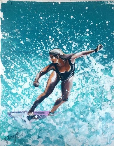 "SUMMER Fun" di Elena Kraft, Pittura in vendita su Singulart