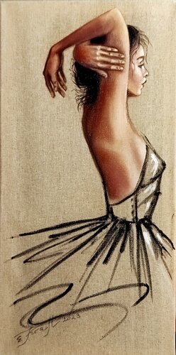 "Before performance III" von Elena Kraft, Malerei kaufen auf Singulart