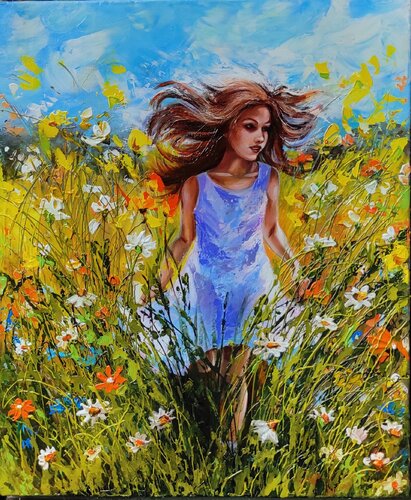 "Ginger Fun" by Elena Kraft, Painting for Sale on Singulart