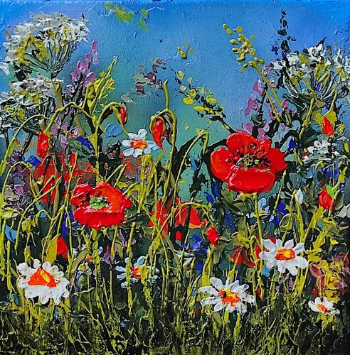 "SUMMER FLOWERS II" di Elena Kraft, Pittura in vendita su Singulart