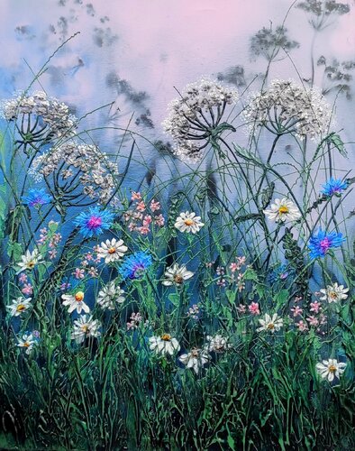 "FLOWER DREAM" par Elena Kraft, Peinture en vente sur Singulart