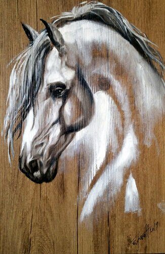 "GLORIA " par Elena Kraft, Peinture en vente sur Singulart