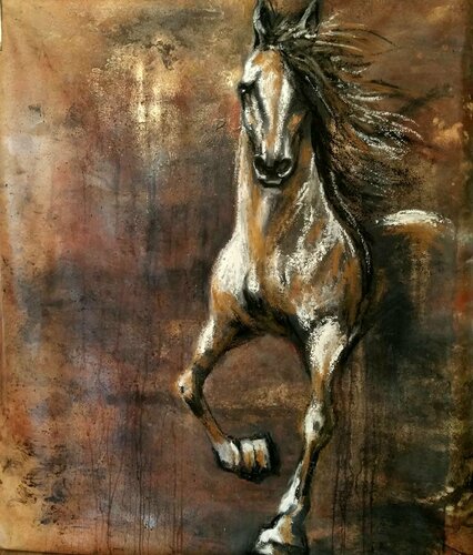 "D’ORO" de Elena Kraft, Pintura a la venta en Singulart