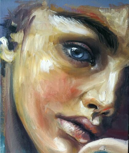 "Anais" di Elena Kraft, Pittura in vendita su Singulart