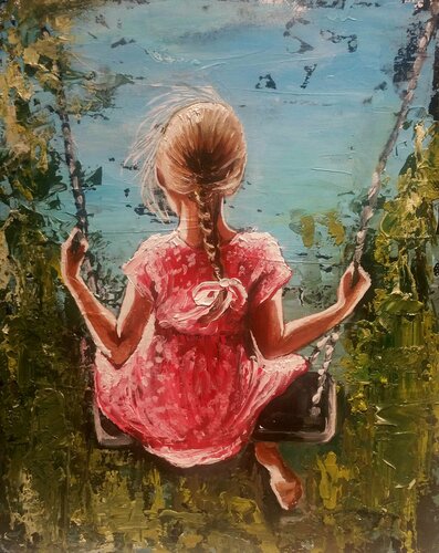 "SUMMER SWING" di Elena Kraft, Pittura in vendita su Singulart
