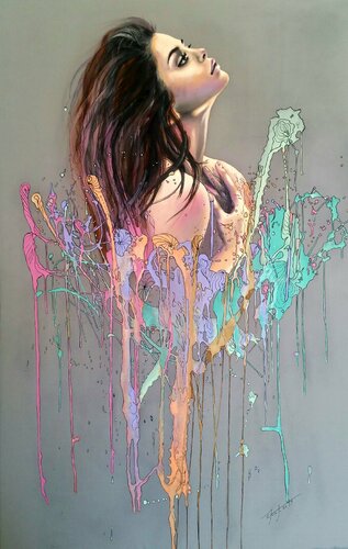 "FEEL IT SPRING" van Elena Kraft, Schilderij te koop op Singulart