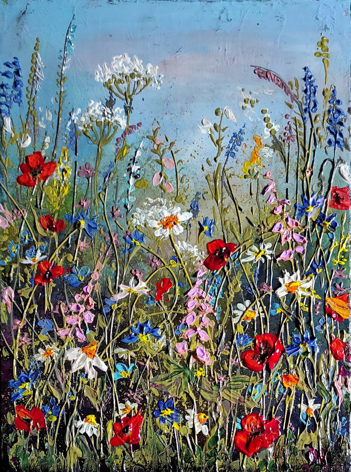 "SUMMER FLOWERS I " Elena Kraft