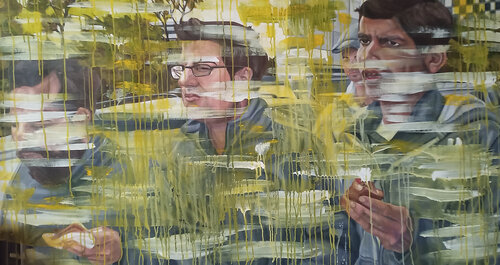 Walking distance van Jupiterfab, Schilderij te koop op Singulart