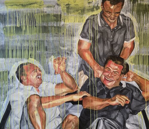 Gli amici par Jupiterfab, Peinture en vente sur Singulart