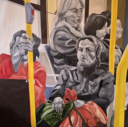 IN THE BUS von Jupiterfab, Malerei kaufen auf Singulart