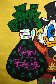 Scrooge Mc Duck Black Money Bags Carlos Pun