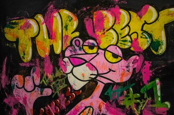 The Best! ft. Pink Panther - (Big Painting) Carlos Pun