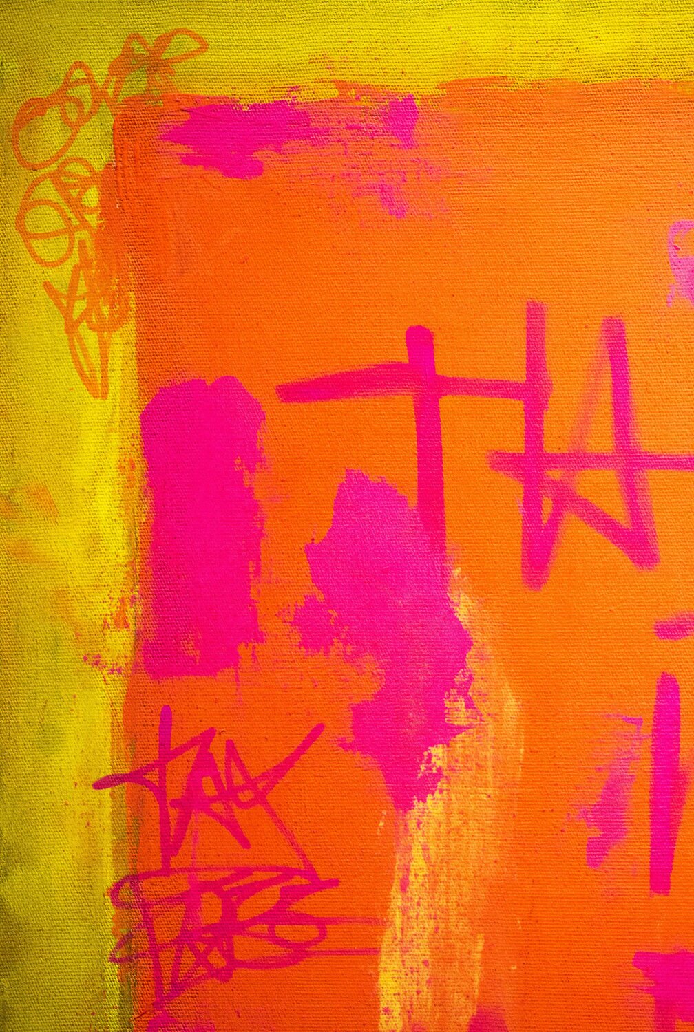 This is Art Rothko with neons by Carlos Pun (2021) Painting Acrylic