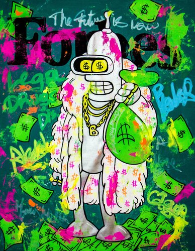 Forbes Magazine cover Bender - Legal Drugs Distributor von Carlos Pun, Malerei kaufen auf Singulart