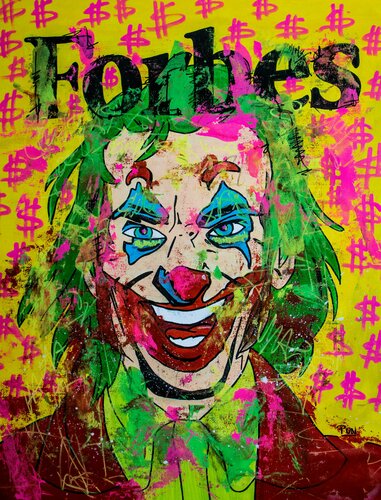 The Joker Forbes Cover di Carlos Pun, Pittura in vendita su Singulart