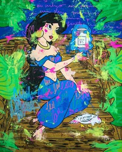 If you had one wish what would it be? ft Jasmine von Carlos Pun, Malerei kaufen auf Singulart