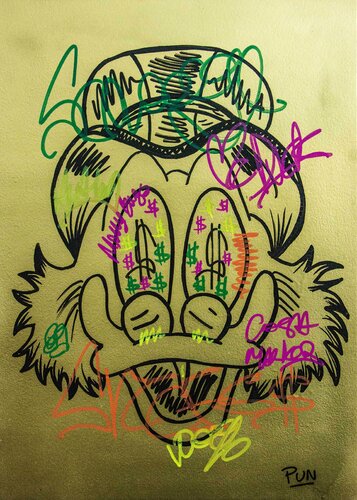 Scrooge Mc Duck Paper Sketches Series van Carlos Pun, Werk op papier te koop op Singulart