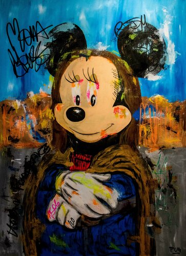 Mona Mouse 1506 di Carlos Pun, Pittura in vendita su Singulart