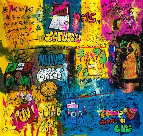 Life Second Chances di Carlos Pun, Pittura in vendita su Singulart
