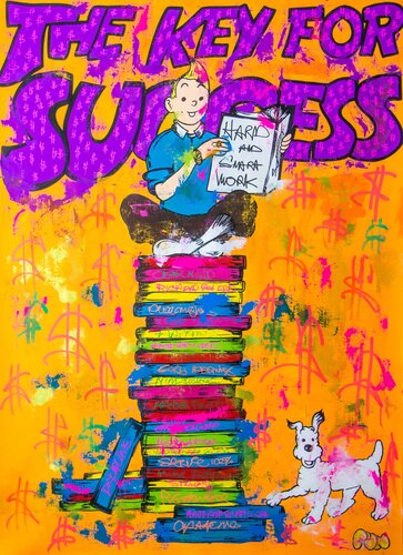 The Key for Success ft. Tin Tin von Carlos Pun, Malerei kaufen auf Singulart