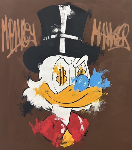 Scrooge McDuck Money Maker tag von Carlos Pun, Malerei kaufen auf Singulart