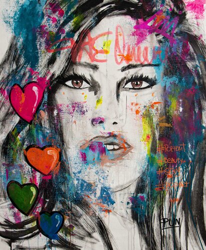 Portrait of a girl nº 11 di Carlos Pun, Pittura in vendita su Singulart