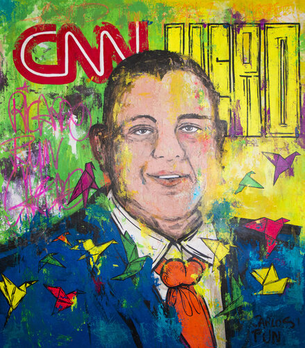 CNN Series - CNN HERO portrait von Carlos Pun, Malerei kaufen auf Singulart