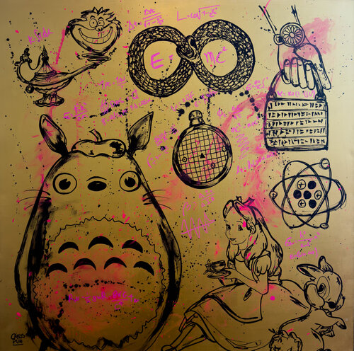 This is only the beginning - Awaken, searching, wonderland , history von Carlos Pun, Malerei kaufen auf Singulart