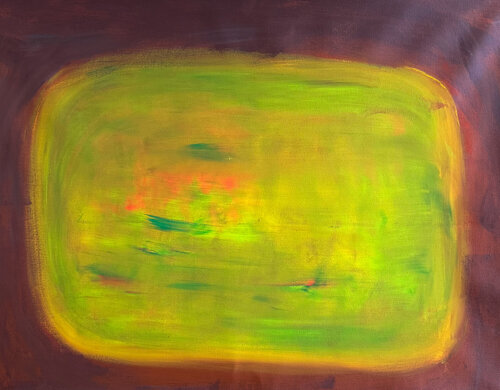 photons in the spectrogram - abstract art de Carlos Pun, Pintura a la venta en Singulart