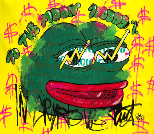 Always was pepe - pop art by Carlos Pun, Painting for Sale on Singulart
