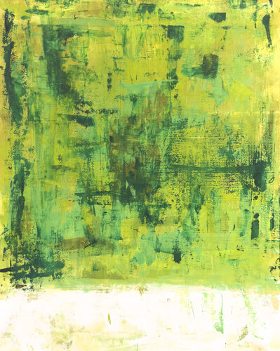 Esmerald beach - abstract neon series by Carlos Pun, Painting for Sale on Singulart