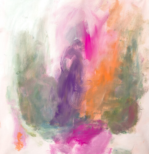 Bouquet ephemero abstract art by Carlos Pun von Carlos Pun, Malerei kaufen auf Singulart