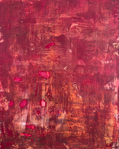 i am ok,  just bleeding a little. di Carlos Pun, Pittura in vendita su Singulart