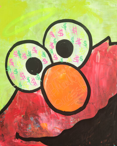 i smell success feat elmo von Carlos Pun, Malerei kaufen auf Singulart