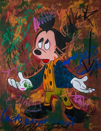Mickey Business Associate (part 2) van Carlos Pun, Schilderij te koop op Singulart