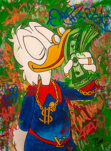Mc duck success! di Carlos Pun, Pittura in vendita su Singulart