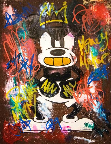 The Angry Mouse van Carlos Pun, Schilderij te koop op Singulart
