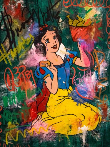 My Hero! Snow white by Carlos Pun, Painting for Sale on Singulart