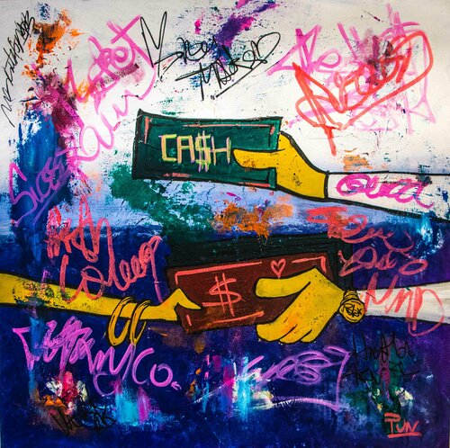 Jane Jetsons Hand di Carlos Pun, Pittura in vendita su Singulart