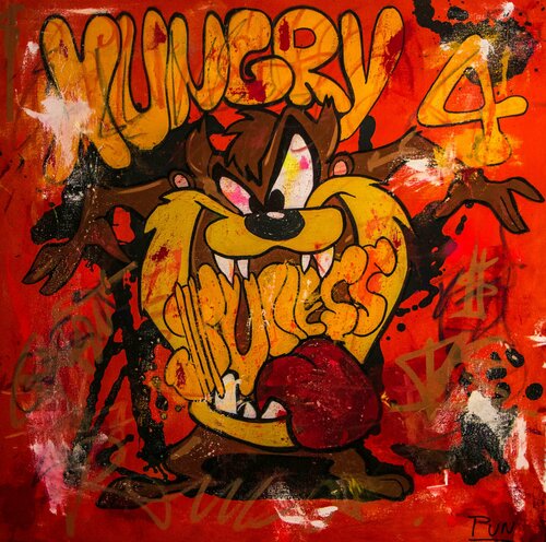 Hungry for Success ft. Taz di Carlos Pun, Pittura in vendita su Singulart
